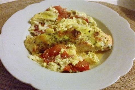 Berbackener Lachs Auf Tomatenbett Von Nerorose Chefkoch