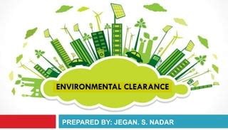 Environmental Clearance PPT