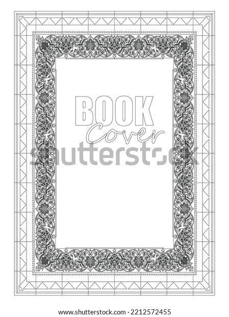 Book Cover Black White Border Frame Stock Vector (Royalty Free) 2212572455 | Shutterstock