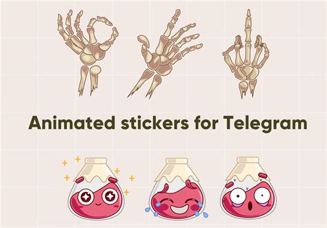 Animated stickers for Telegram :: Behance