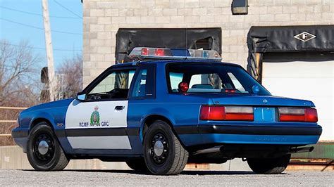 1989 Fox Body Mustang Police Car Once Roamed Saskatchewan It Can Now