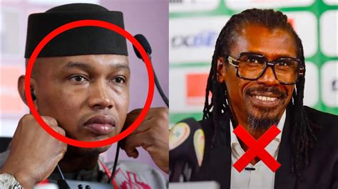 Regardez la réaction de El Hadji Diouf sur Aliou Cissé après Sénégal vs