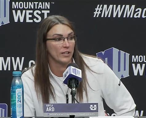 Awkward Moment Utah State Womens Basketball Coach Kayla Ard Reveals To