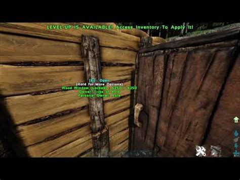 Easy 1x1 PvP Starter Base With Airlock ARK Survival Evolved YouTube