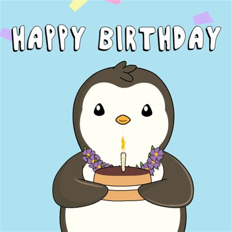 Happy Birthday Dance By Pudgy Penguins Find Share On Giphy