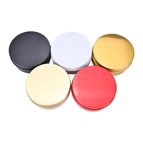 Wholesale Color Metal Custom Aluminum Cosmetics Jar Cosmetic Jar