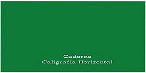 Caderno De Caligrafia Brochura Tamoio Capa Dura Horizontal 1 4