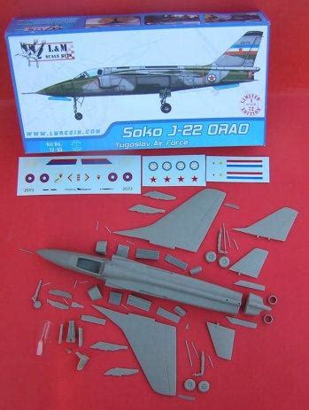 Maketa Aviona LM RESIN J 22 ORAO LIMITED EDITION Yugoslav AF