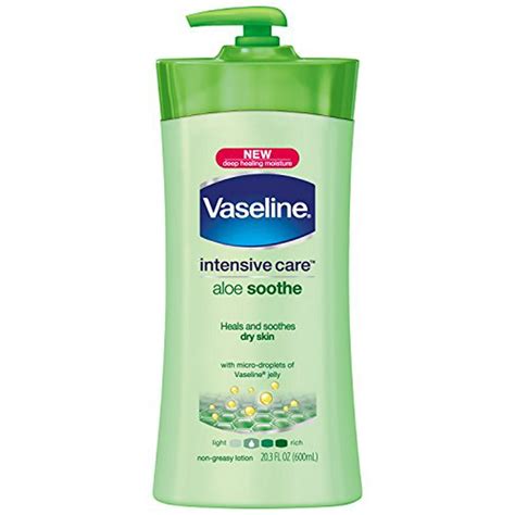 Vaseline Intensive Care Aloe Soothe Lotion 203 Oz