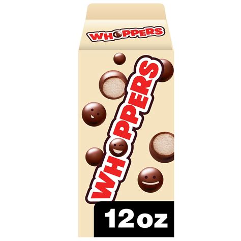 Whoppers Malted Milk Balls Chocolate Candy 12 Oz Official Shop ...