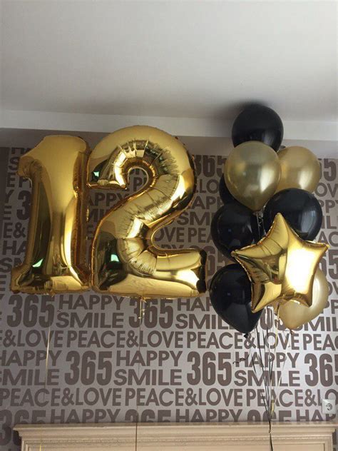 Some Balloons That Are In The Shape Of Numbers