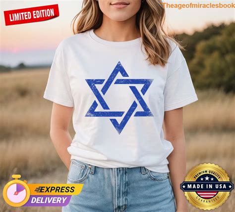 Israeli Flag Israel Jewish Symbol Star Of David Pride Israel T-shirt