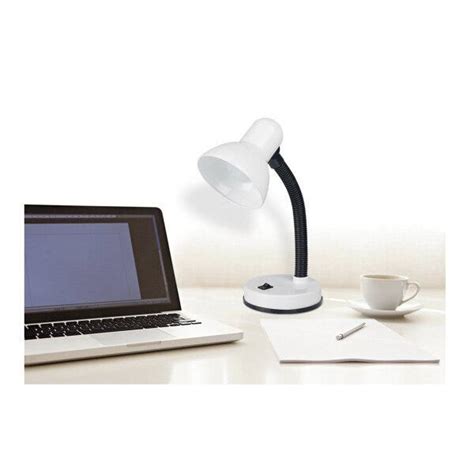 Luminária De Mesa Lumi Flex Base Branca Led 4w 5000k Bivolt