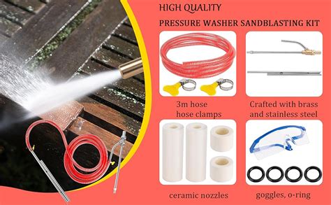 Amazon Pressure Washer Sandblasting Kit Power Washer Sandblasting