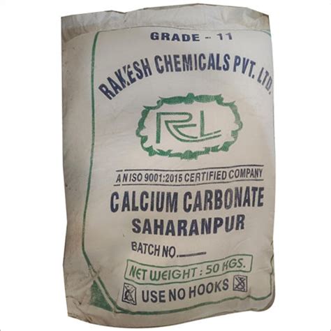 50 Kg Calcium Carbonate Powder Application Industrial At Best Price In