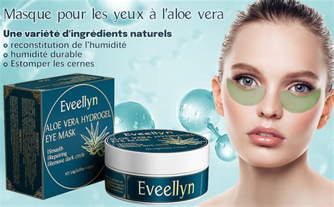 Eveellyn Patch Yeux 30 Paires Masque Yeux Collagène Cernes Sous Les