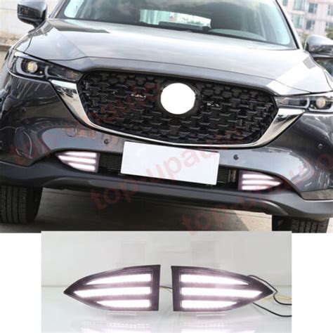 For New Mazda Cx 5 2022 Led Daytime Running Lights Drl Fog Lamp Turn Signals Ebay