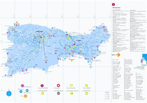 Capri tourist map - Ontheworldmap.com