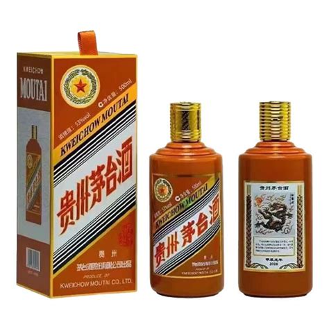 茅台（moutai）酒 龙年生肖茅台酒 53度酱香型白酒 礼盒装 53度 500ml 1瓶 礼盒装，5999元—— 慢慢买比价网