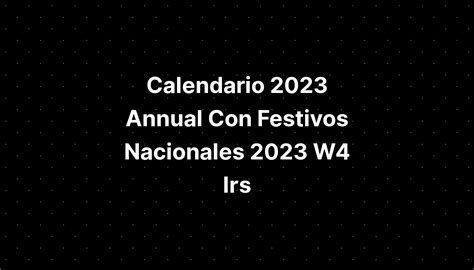 Calendario Annual Con Festivos Nacionales W Irs Imagesee