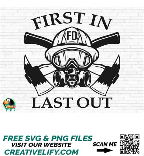 Firefighter Svg Fire Department Svg Fireman Svg Fire Resc Inspire