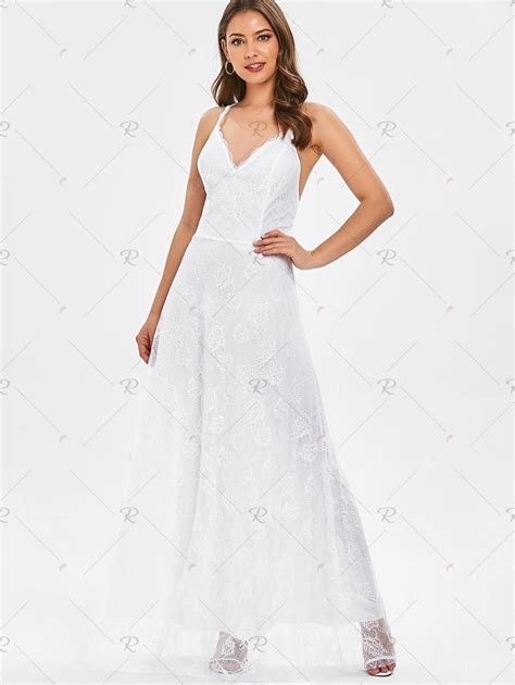 2019 Lace Up Lace Maxi Party Dress Use Code：rgiwd With 25