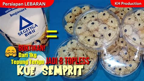 Kue SEMPRIT Paling Laris Saat Lebaran Simak Cara Bikinnya 1kg Terigu