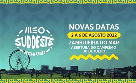 24ª Edição do MEO Sudoeste adiada para 2022 Glam Magazine