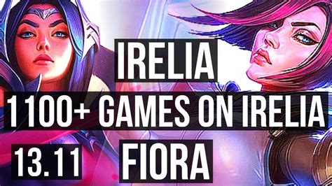 Irelia Vs Fiora Top Games M Mastery Godlike Kr