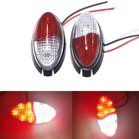 Luces Led Traseras Para Coche Y Cami N Luces De Advertencia Marcador De