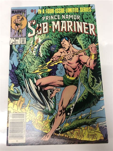 Prince Namor Sub Mariner 1984 1 Nm Canadian Price Variant • Cpv