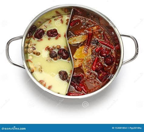 Chongqing yin yang hot pot stock photo. Image of spicy - 153001854