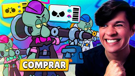 COMPREI E LIBEREI TODO O BRAWL PASS Do BOB ESPONJA YouTube