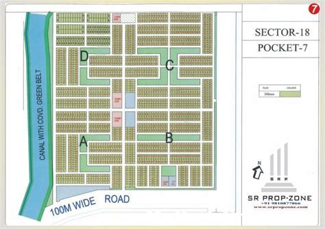 Layout Plan Of Sector Yamuna Expressway From Yamuna Expressway