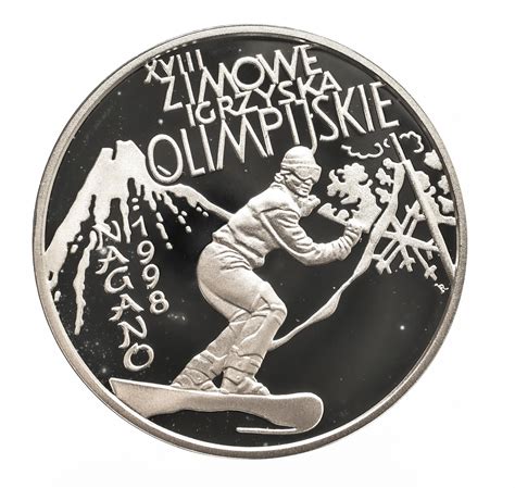 Polska Rzeczpospolita od 1989 roku 10 złotych 1998 XVIII Zimowe