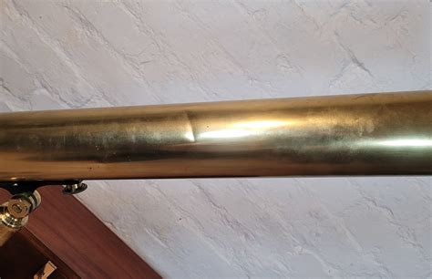 Large Victorian Brass Telescope Aitchinson And Co Telescope Etsy