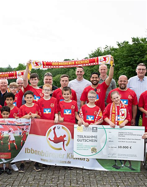 Ibbenb Rener Kickers Bei Den Fu Ball Ferien Freizeiten Dabei Egidius