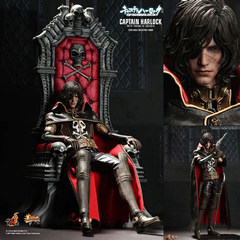 Original Hot Toys 16 Mmm222 Mms223 Space Pirate Captain Harlock