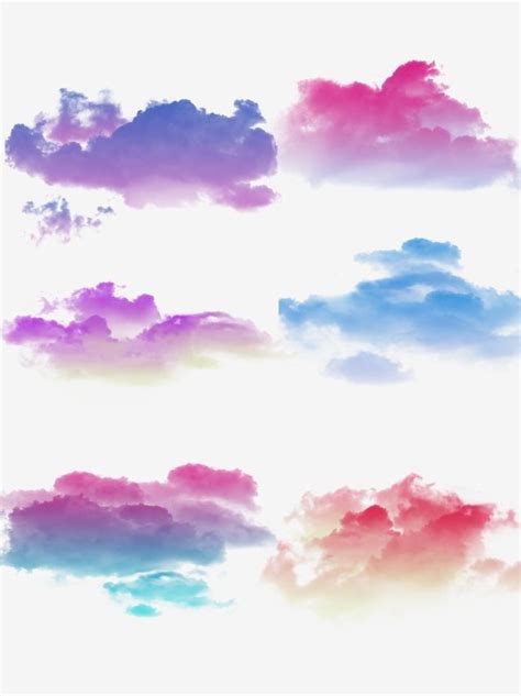 Ink Wind Hd Transparent, Ink Cloud Hand Painted Foreign Color ...