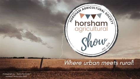 Horsham Show 2023 Tickets Maydale Reserve Horsham Showgrounds