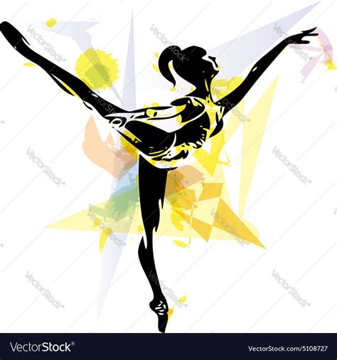 Ballet Dancer Royalty Free Vector Image VectorStock