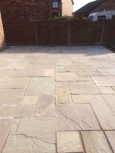 Indian Sandstone Paving Patios Gardens Driveways Leigh Wigan