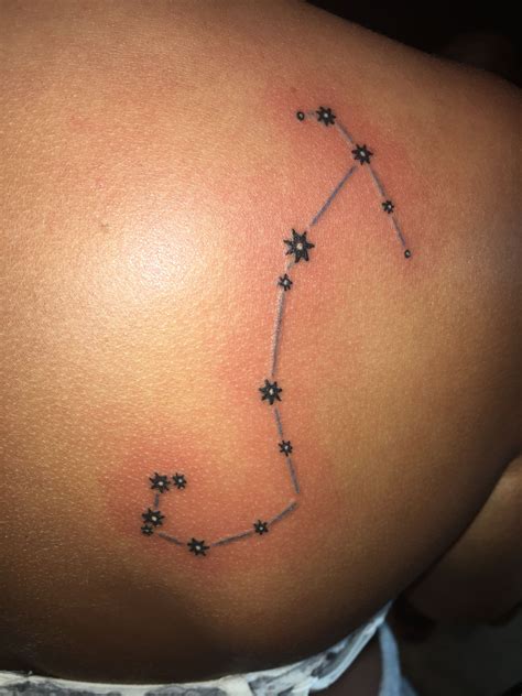 Tatouage Constellation Scorpion