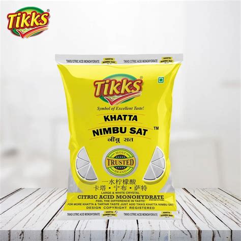 Tikks Khatta Nimbu Sat Packaging Type Pouch Packaging Size 1 Kg At ₹ 125 Kg In Ludhiana