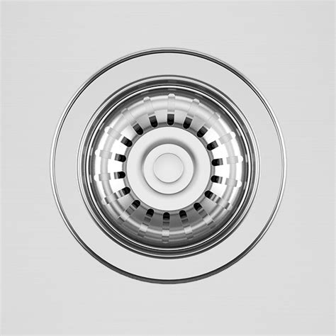 Bower 760 X 500 Brushed Stainless Steel Curved Belfast Kitchen Sink Waste