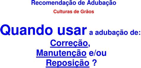 Recomenda O De Aduba O N P E K Para Os Estados Do Rs E Sc Pdf