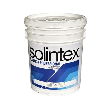 Pintura agua blanca 4 galón Solintex