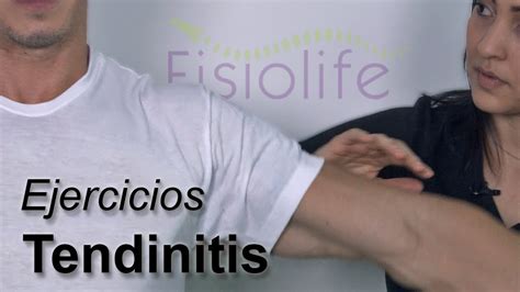 Ejercicios De Fisioterapia Para Hombro Doloroso Tendinitis Fisiolife