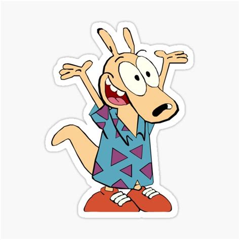 Rockos Modern Life Sticker For Sale By Guiramella Redbubble