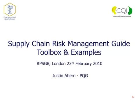 PPT - Supply Chain Risk Management Guide Toolbox & Examples PowerPoint ...